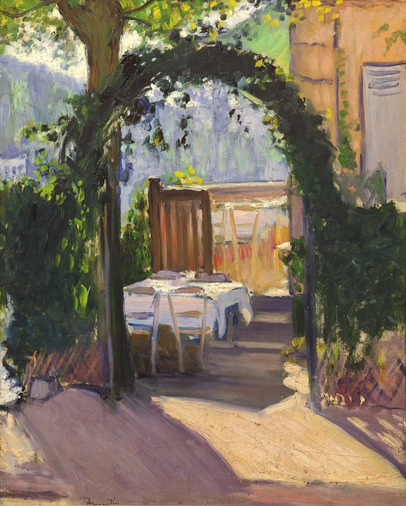 Il pergolato, 1886 circa